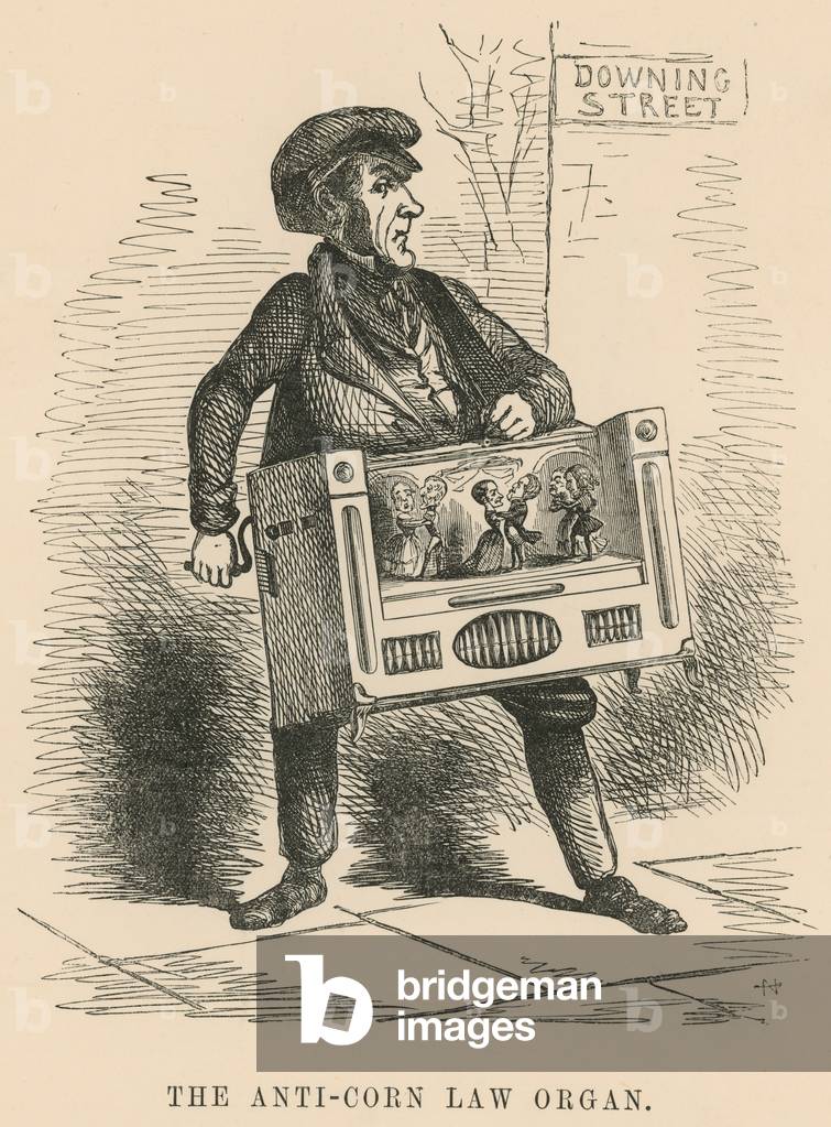 The Anti-Corn Law Organ (engraving)