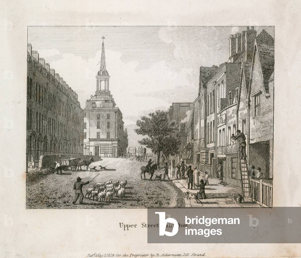 Upper Street, Islington (engraving)