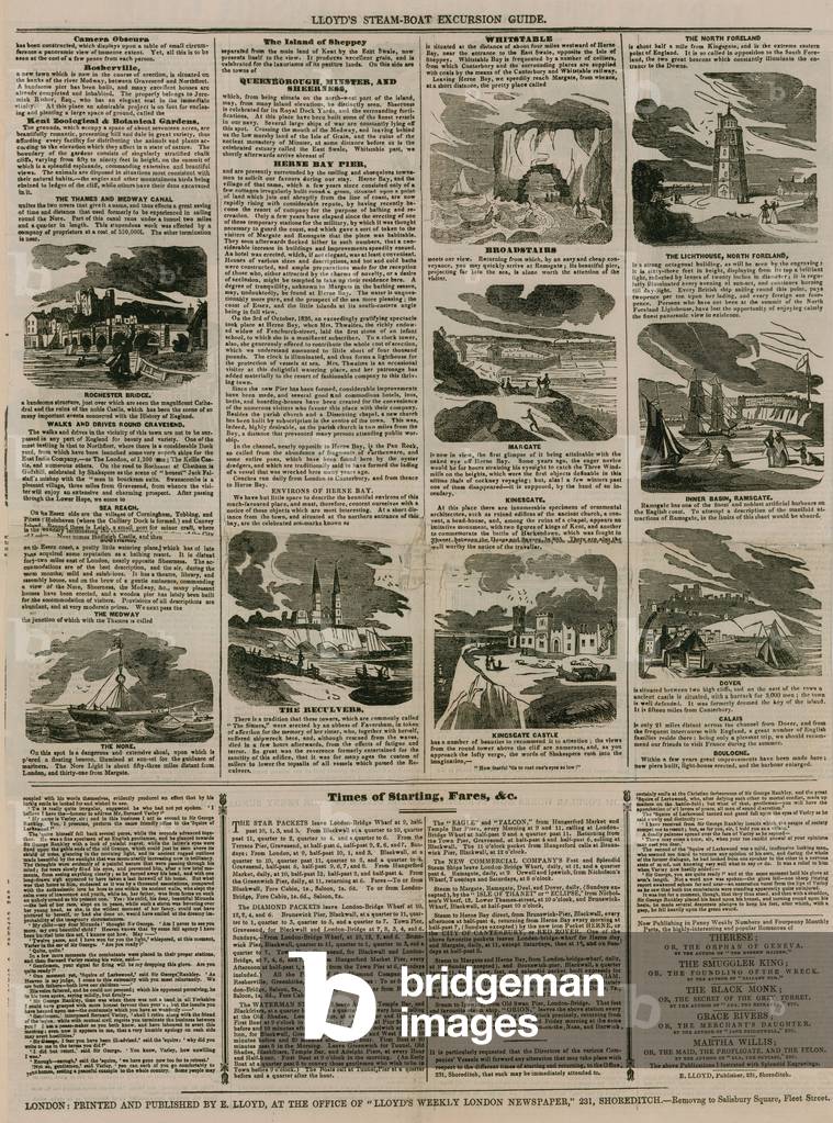Lloyd's Steam-Boat Excursion Guide (engraving)