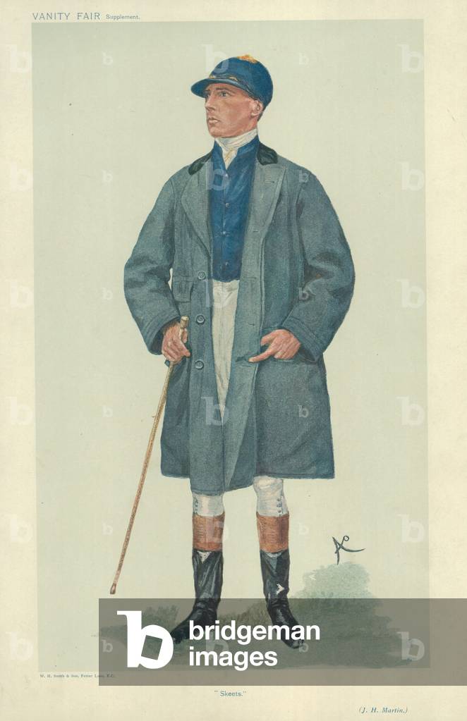 Mr John Henry Martin (colour litho)