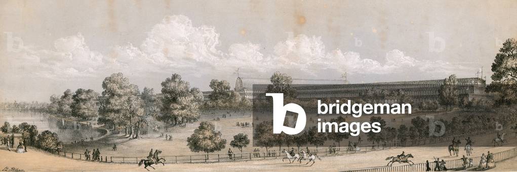 Great Exhibition, 1851 (coloured engraving)