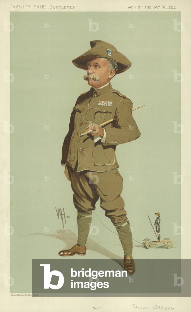 Mr Samuel Osborn (colour litho)