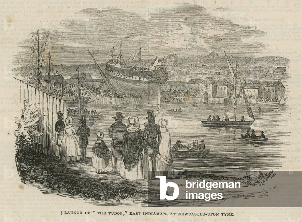 The launch of The Tudor (engraving)