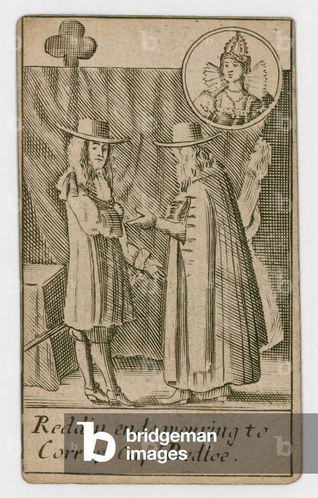 Popish Plot playing card (engraving)
