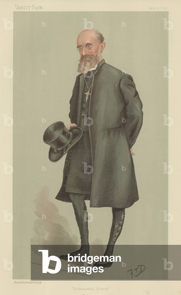 The Bishop of London (colour litho)