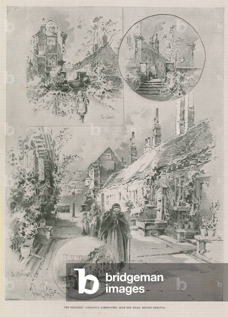 The Skinners' Company's almshouses (litho)