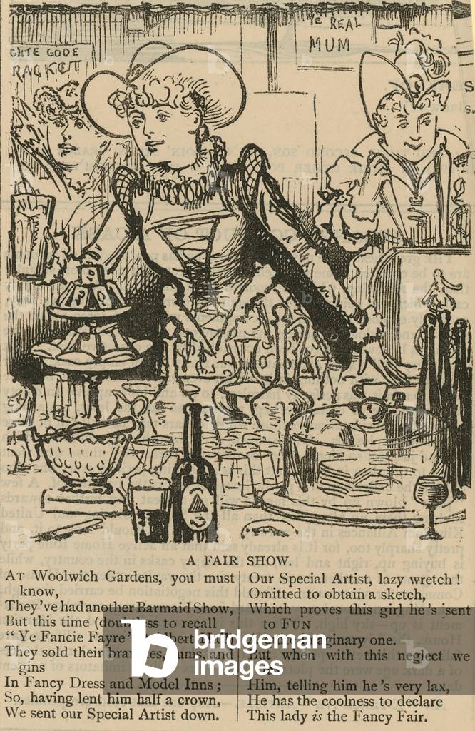 A fair show at Woolwich Gardens (engraving)