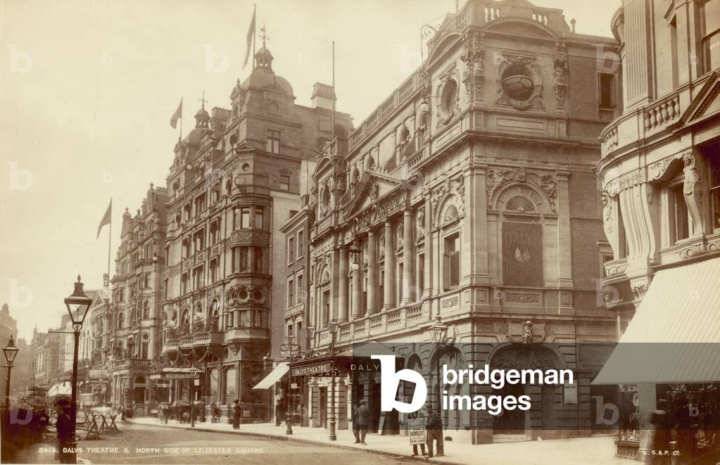 Daly's Theatre and north side of Leicester Square, London (photo)