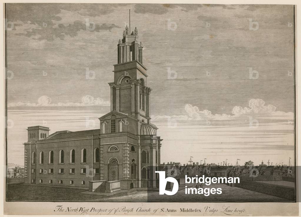 St Anne's Lime House, London (engraving)
