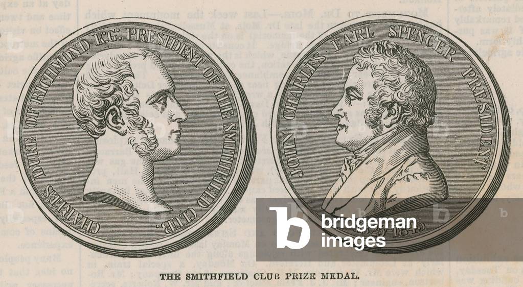 The Smithfield Club Prize Medal (engraving)