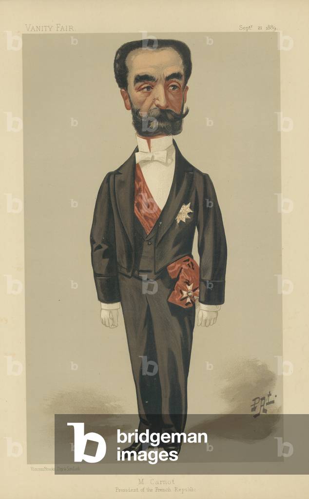 Monsieur Carnot (colour litho)