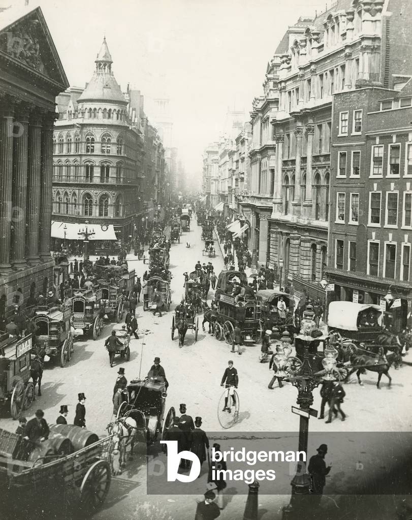Mansion House and Cheapside, London, c 1900 (photo)