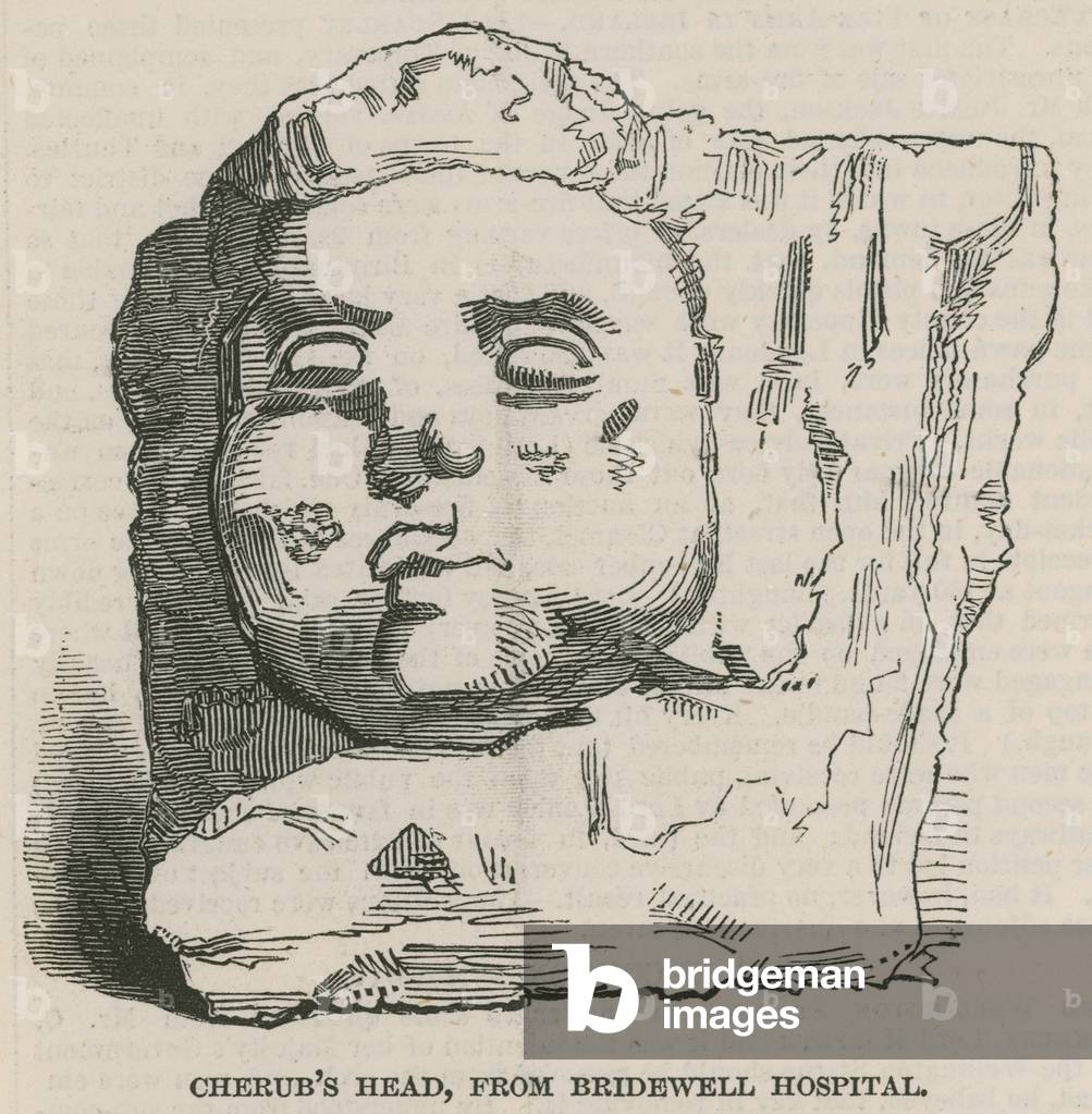 Relics of the Bridewell Hospital (engraving)