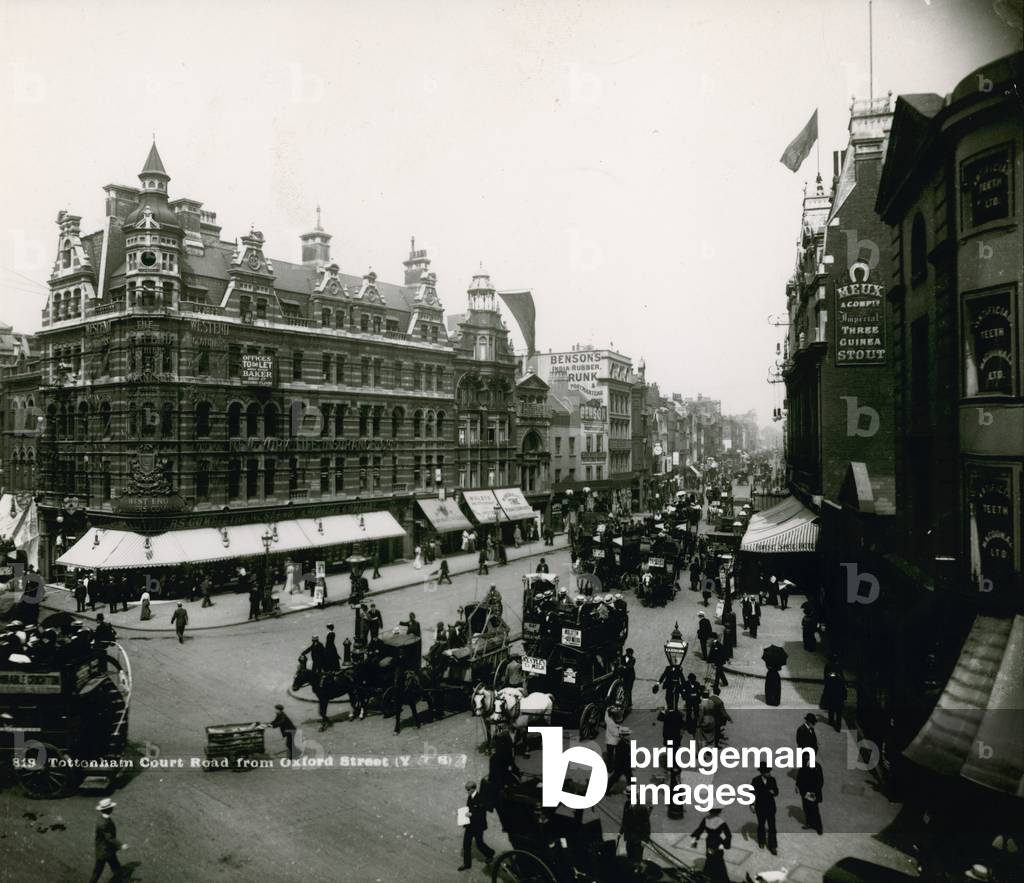 Tottenham Court Road from Oxford Street, London (photo)