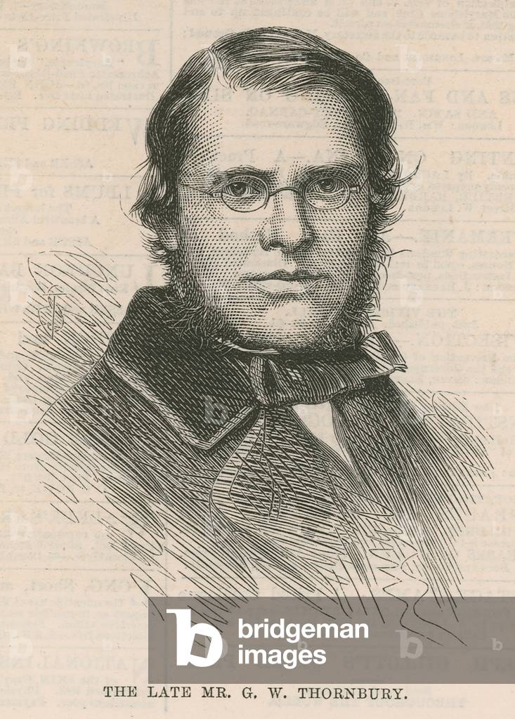 The late Mr G W Thornbury (engraving)
