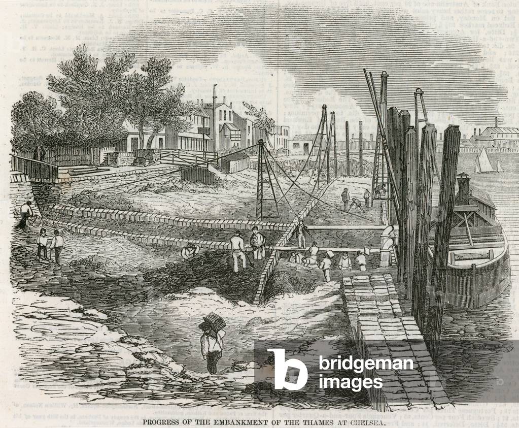 Thames Embankment at Chelsea (engraving)