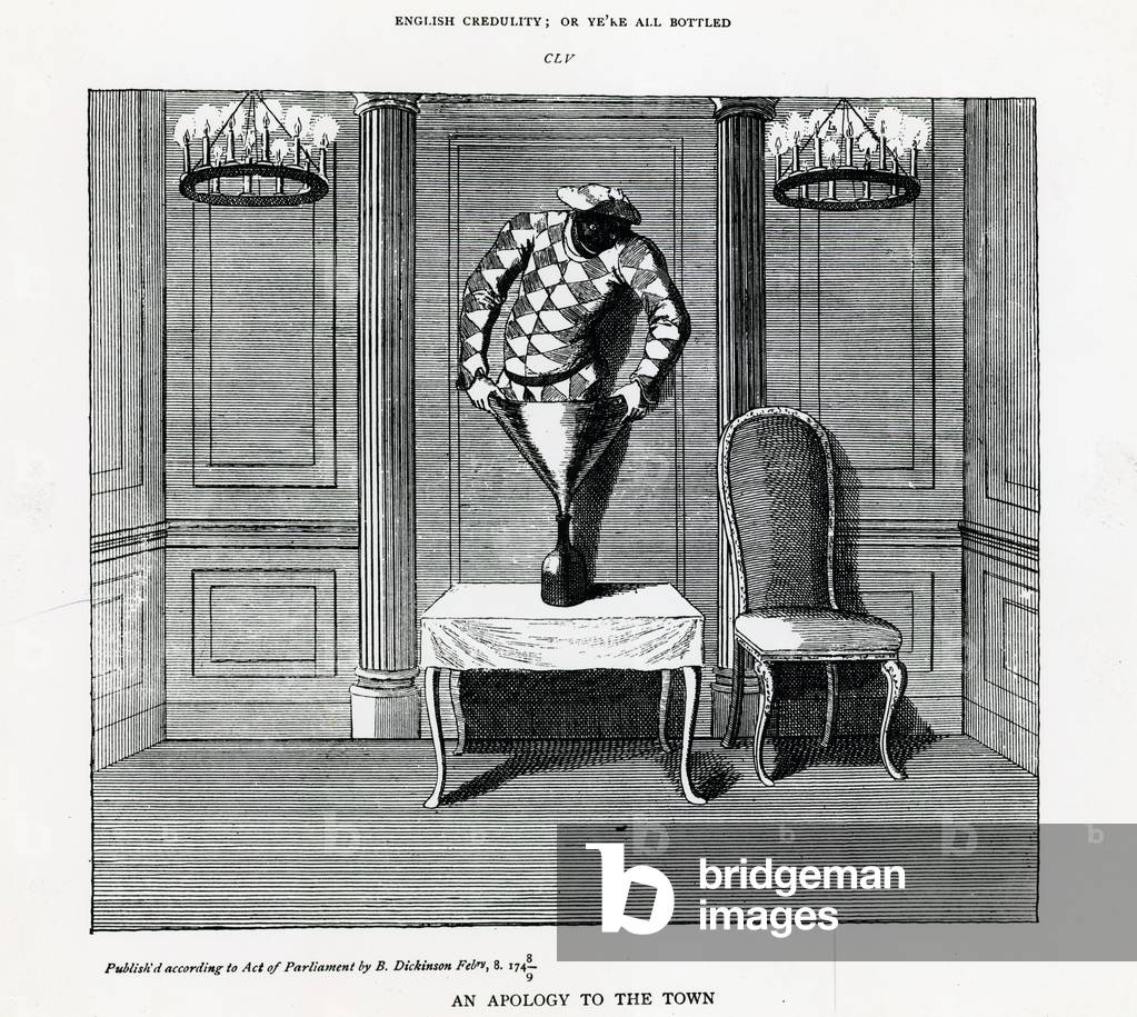 An apology to the town (engraving)