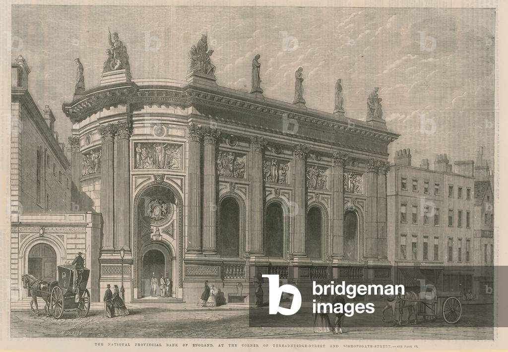 The National Provincial Bank of England (engraving)