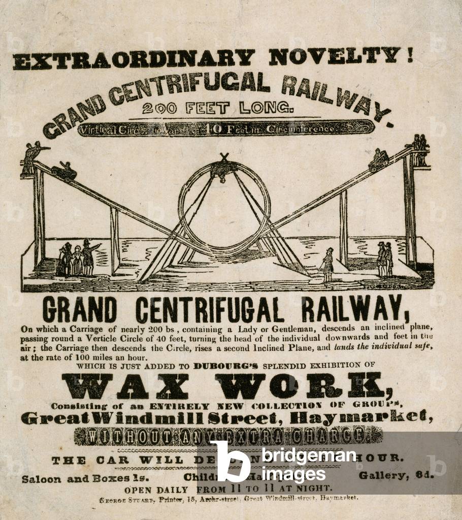 Grand centrifugal railway (engraving)