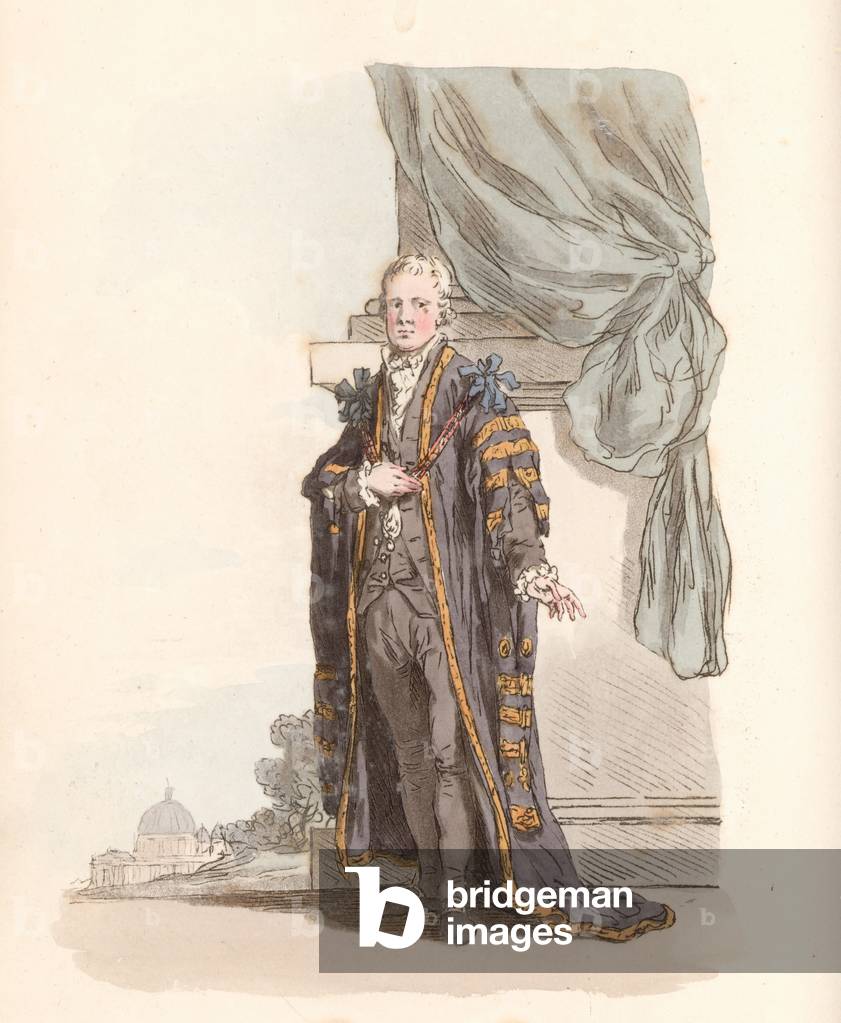 Lord Mayor (coloured engraving)