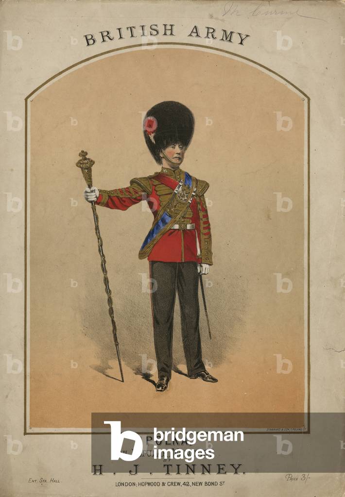British Army Polka (colour litho)