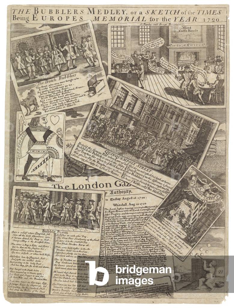 The Bubbler's Medley or a Sketch of the Times (engraving)