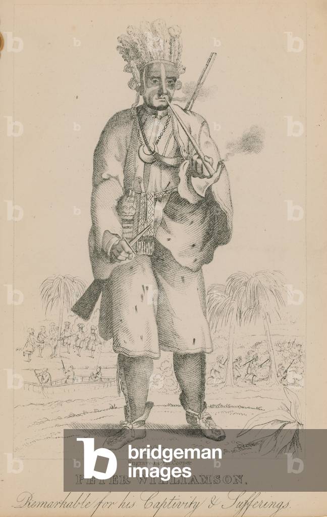 Peter Williamson, remarkable for his captivity and sufferings (engraving)