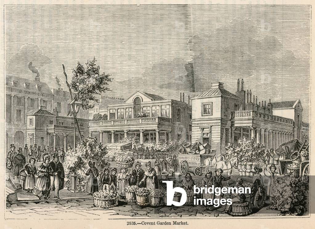 Covent Garden Market, London (engraving)