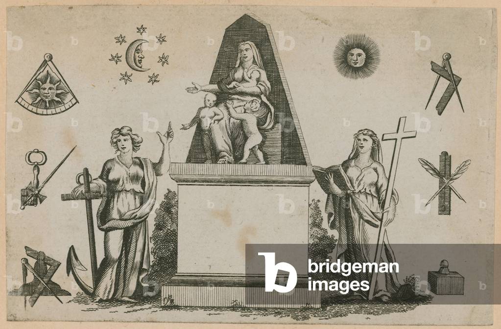 Masonic symbols (engraving)
