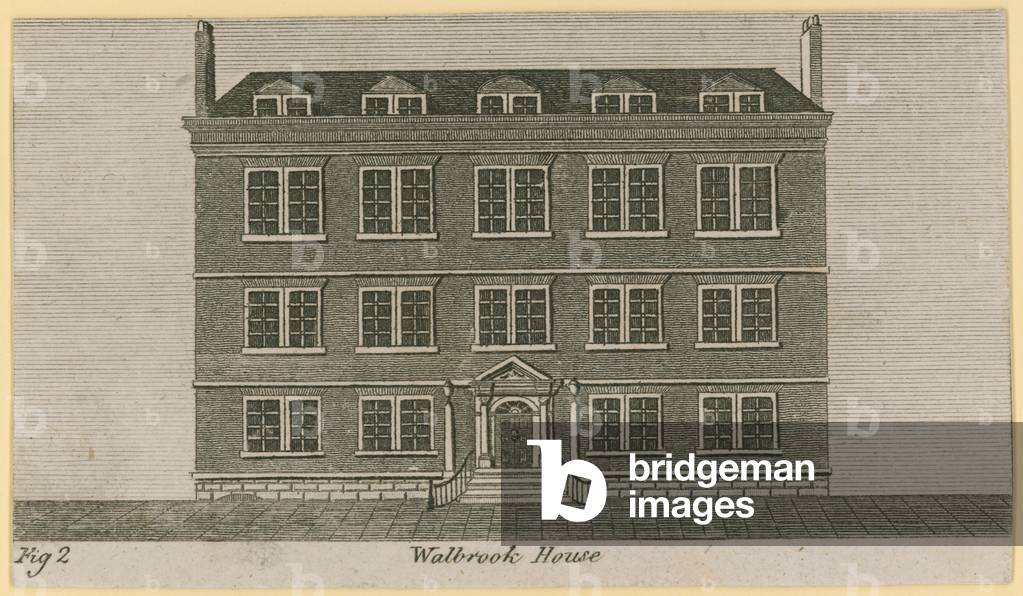 Walbrook House, London (engraving)