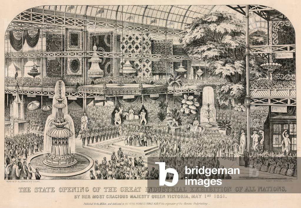 Great Exhibition, 1851, Opening on 1 May 1851 (engraving)