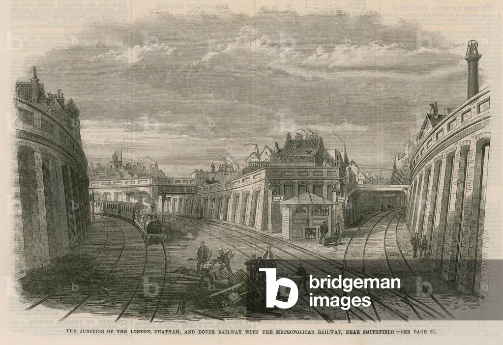 Metropolitan Railway Junction (engraving)