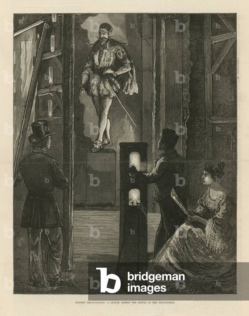 Modern ghost-raising (engraving)