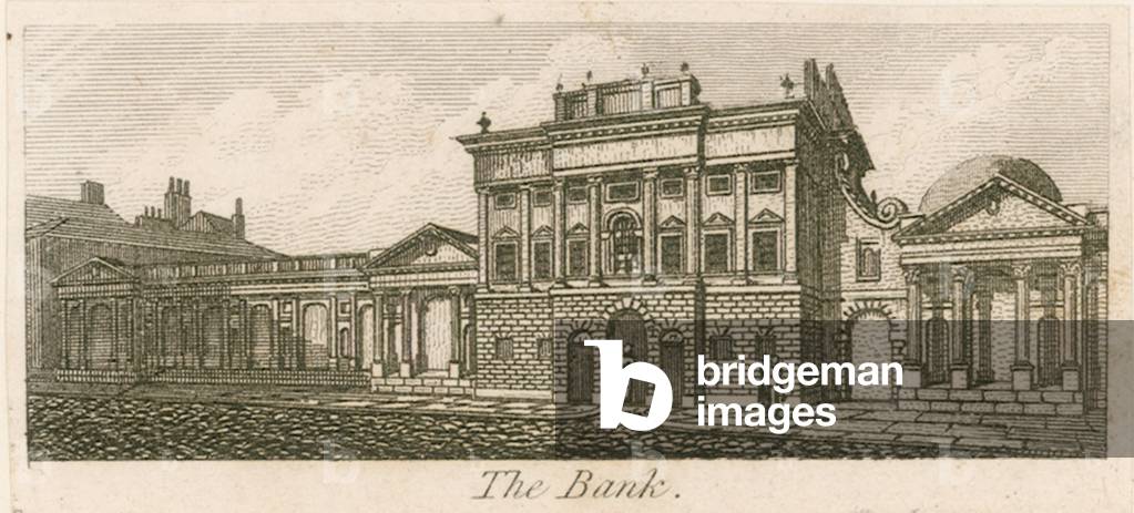 Bank of England, West Wing added (engraving)
