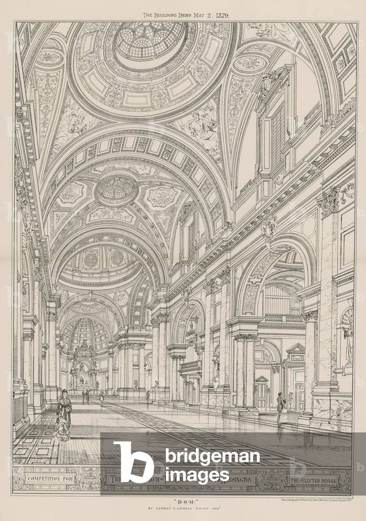 The new church of the Oratory (engraving)