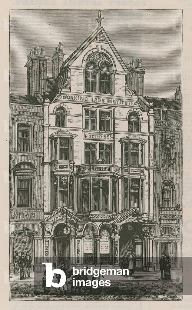 The Working Lads' Institute, Whitechapel (engraving)