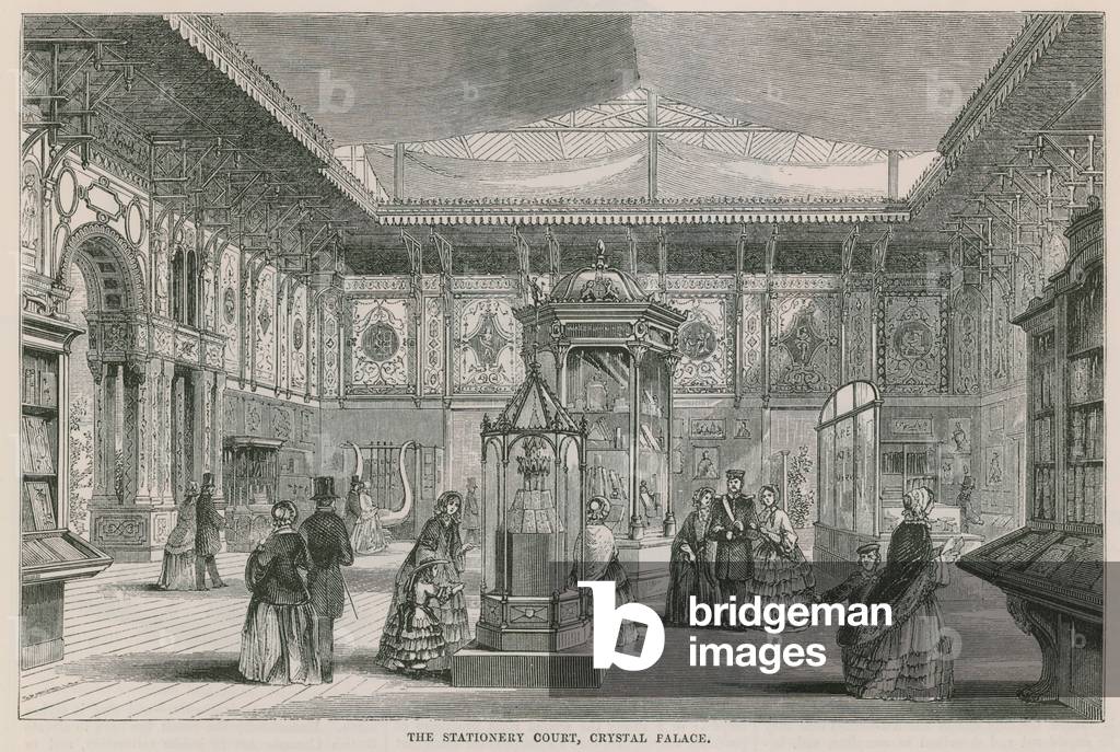 The Stationery Court, Crystal Palace (engraving)