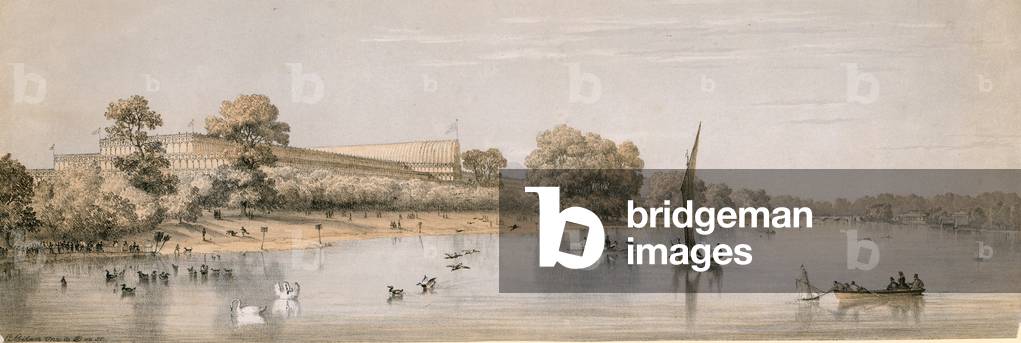 Great Exhibition, 1851 (coloured engraving)