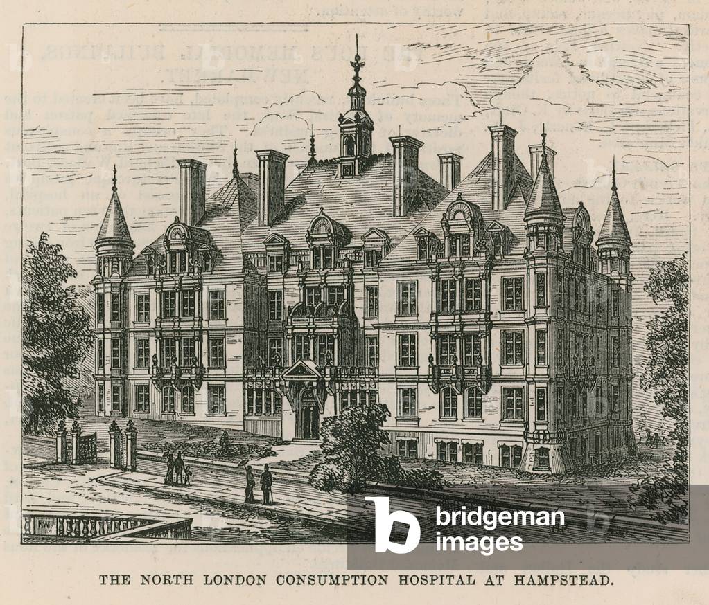 The north London Consumption Hospital at Hampstead (engraving)