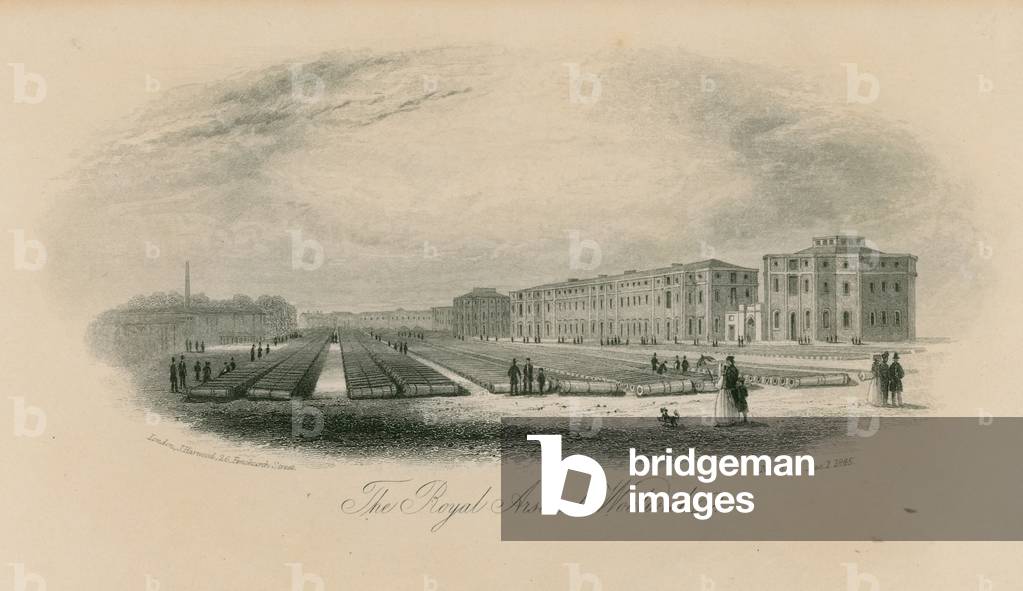 General view of The Royal Arsenal (engraving)
