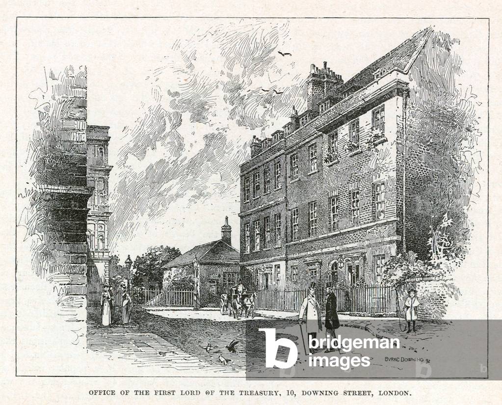 No 10 Downing Street (engraving)