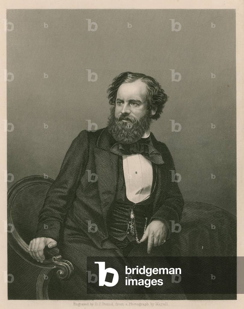 Portrait of Albert Smith (engraving)