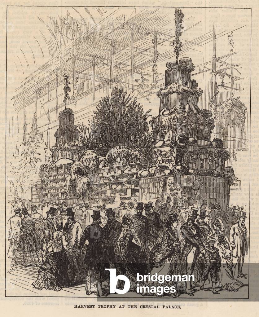 Harvest Trophy at the Crystal Palace (engraving)