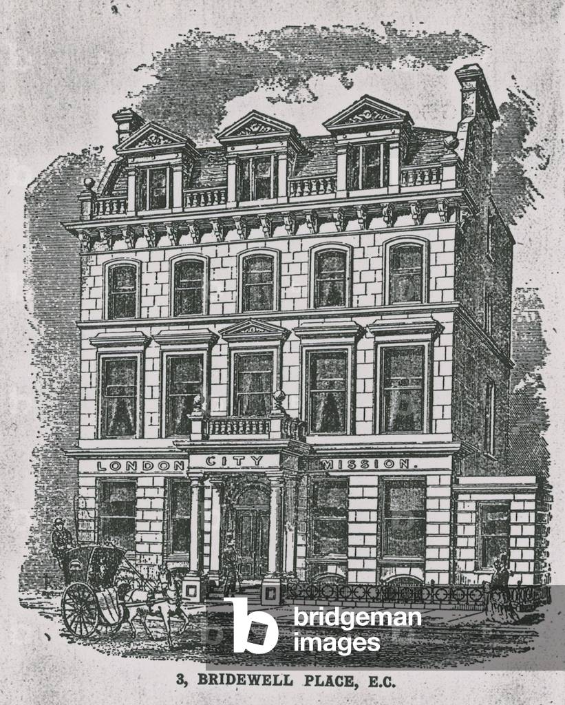 London City Mission, 3 Bridewell Place (engraving)