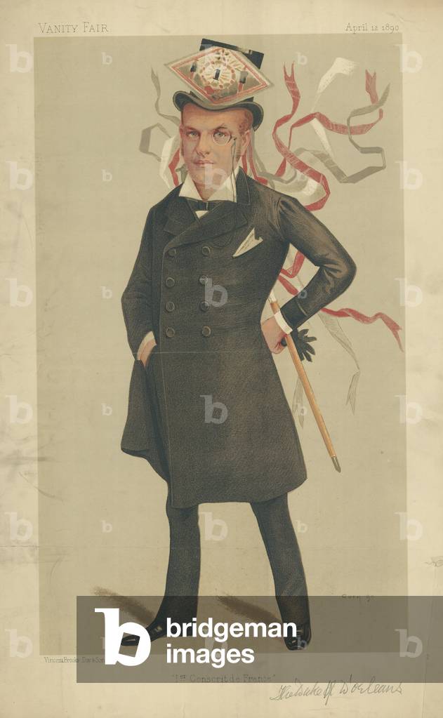 Philippe, The Duke of Orleans (colour litho)
