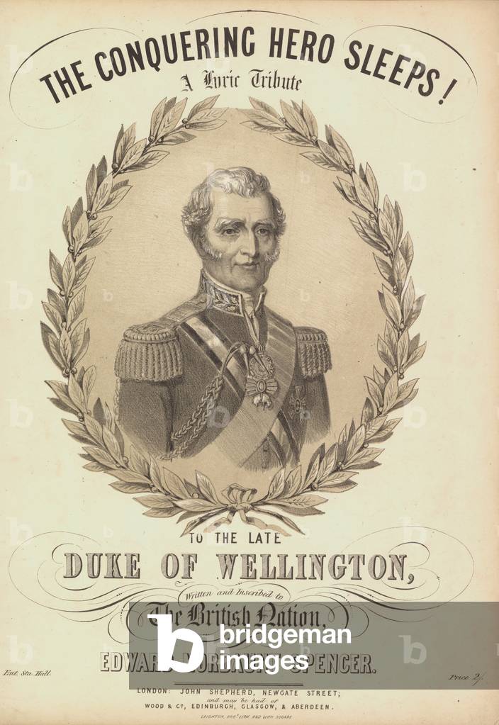 The Conquering Hero Sleeps (colour litho)