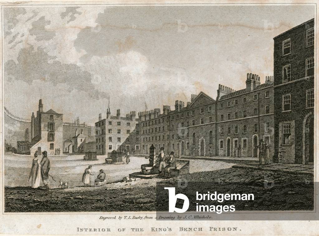 King's Bench Prison, London (engraving)