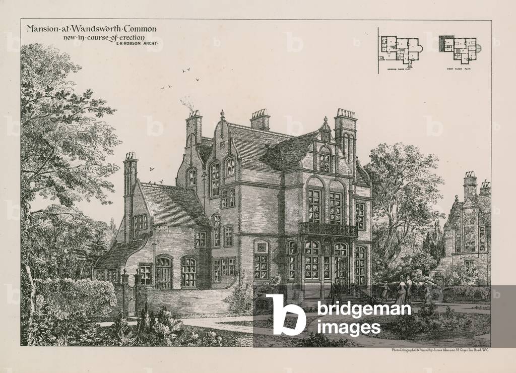 Mansion at Wandsworth Common (engraving)