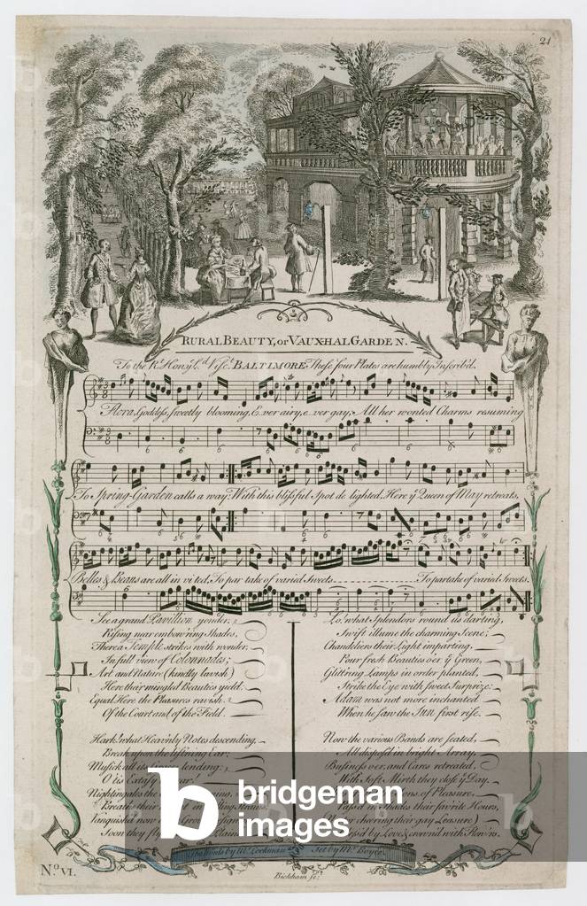 Rural Beauty or Vauxhall Garden (engraving)