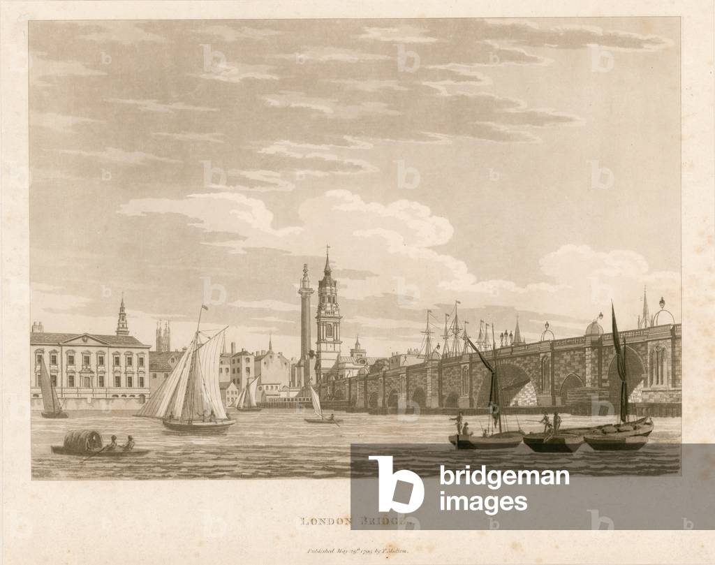London Bridge, 1799 (engraving)